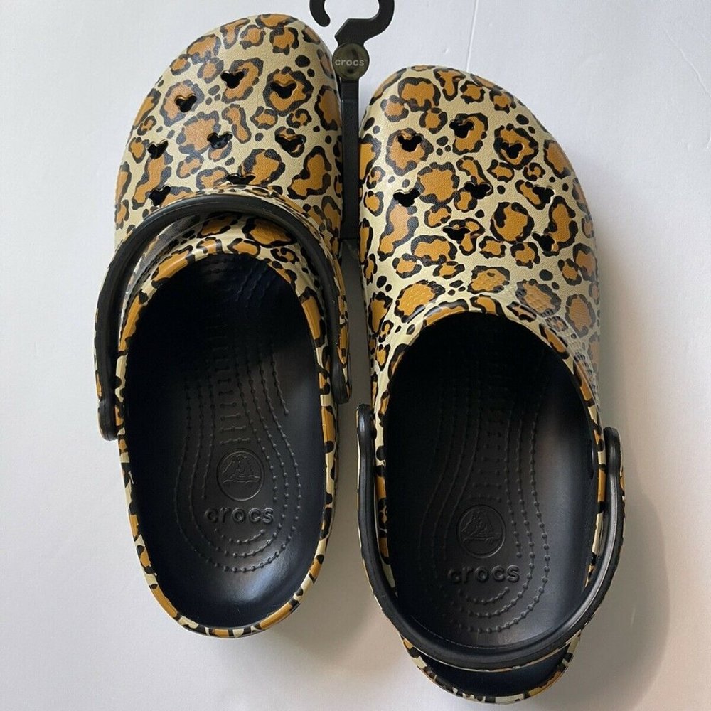 Disney Parks Crocs Animal Kingdom Print Leopard